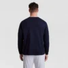 Tricou clasic cu mânecă lungă, C Logo brodat – mărimi mari și înalte