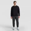 Tricou clasic cu mânecă lungă, C Logo brodat – mărimi mari și înalte