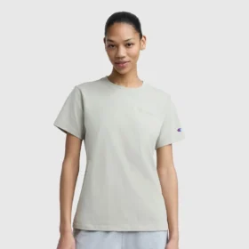 Tricou clasic, inscripție tonală pe pieptul stâng