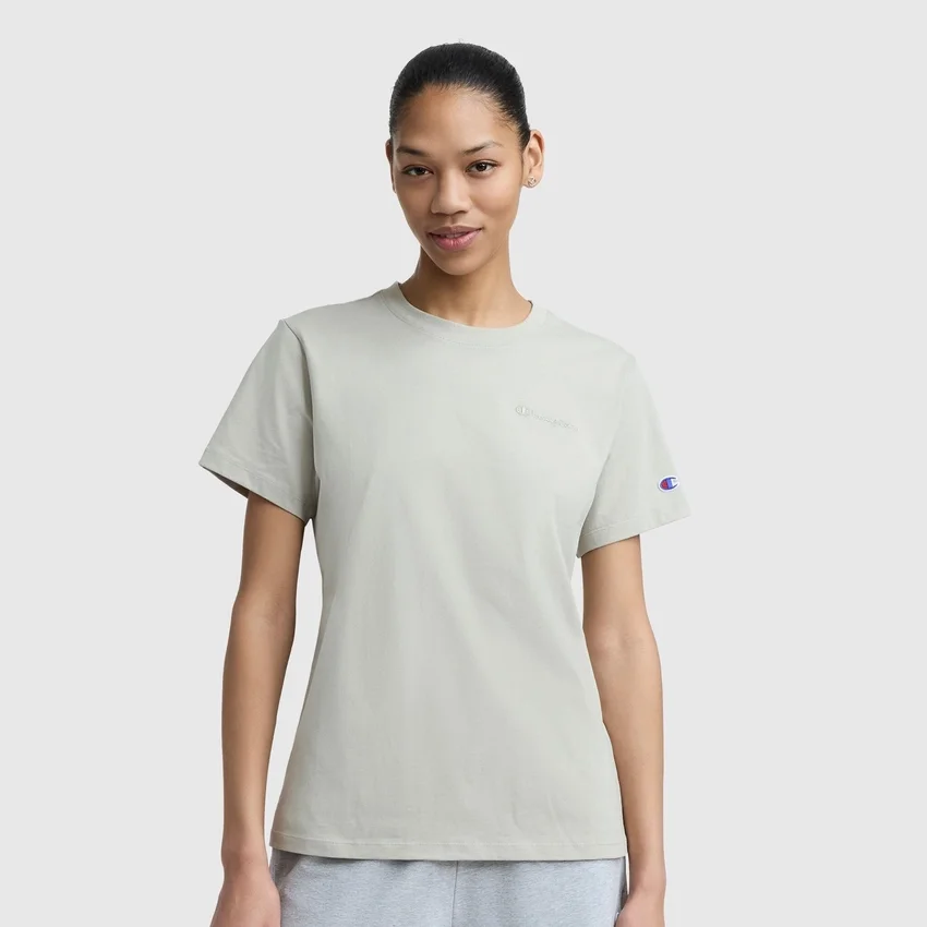Tricou clasic, inscripție tonală pe pieptul stâng