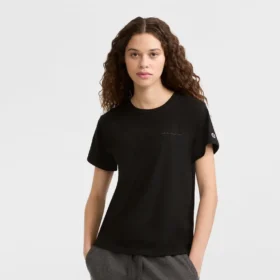 Tricou clasic, inscripție tonală pe pieptul stâng