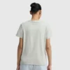 Tricou clasic, inscripție tonală pe pieptul stâng