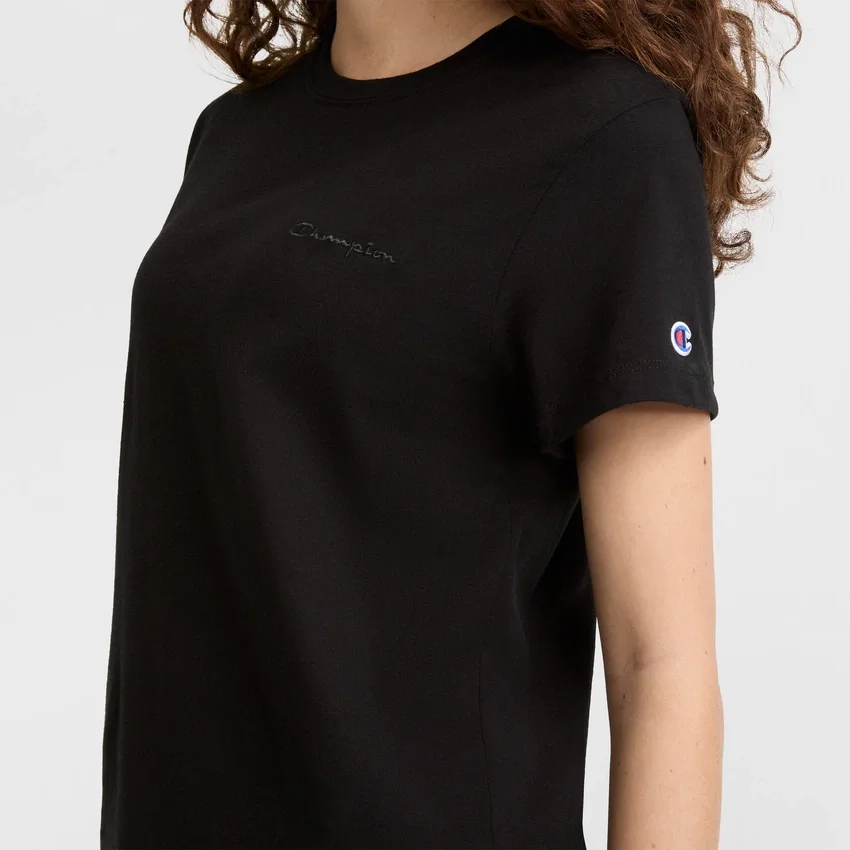 Tricou clasic, inscripție tonală pe pieptul stâng