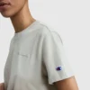 Tricou clasic, inscripție tonală pe pieptul stâng