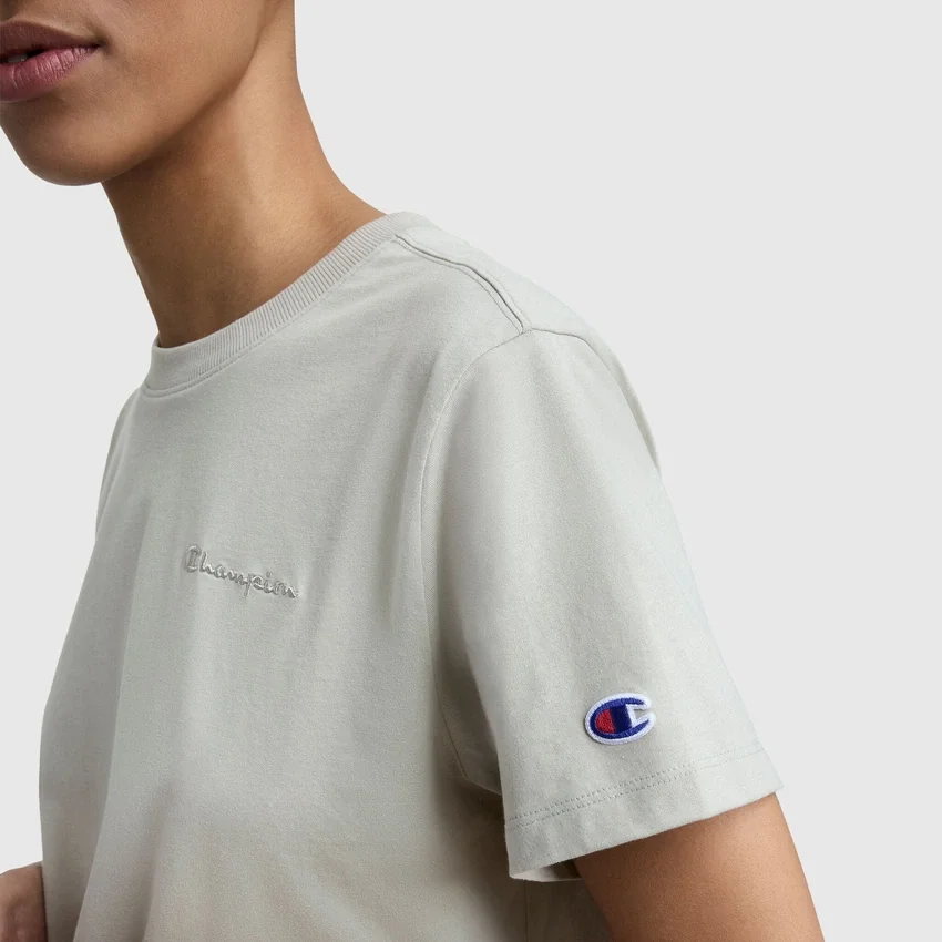 Tricou clasic, inscripție tonală pe pieptul stâng